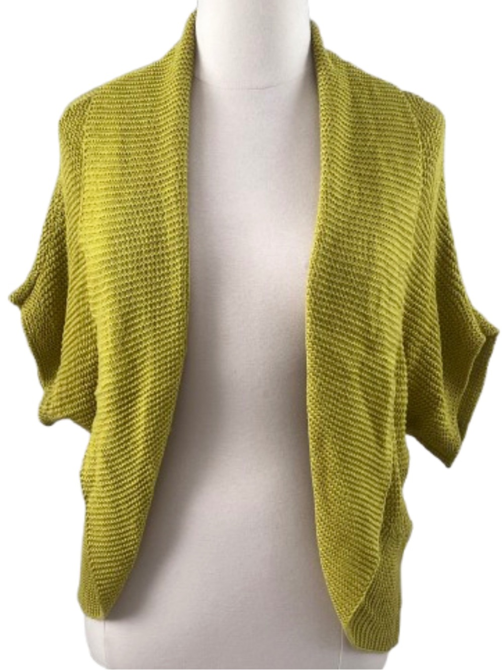 Open-Front Short Sleeve Knit Shrug